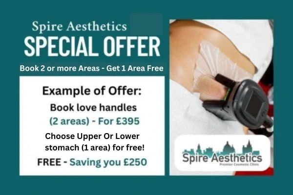 Fat Freezing Promotion Northamptonshire from Spire Aesthetics - Book Today!