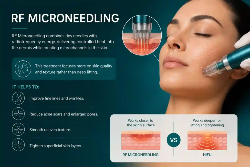 What Does RF Microneedling Do That HIFU Alone Cannot Northamptonshire