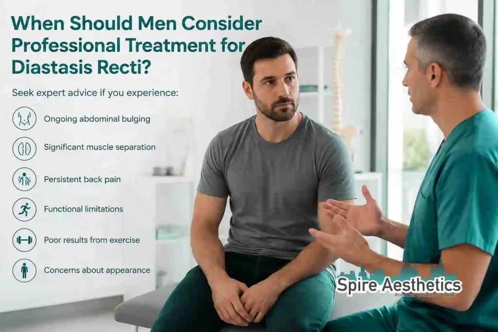 When Should Men Consider Professional Treatment for Diastasis Recti Northamptonshire?